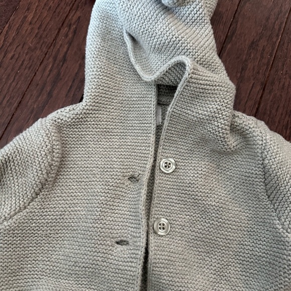 GAP Light Gray Baby Knit Sweater with ears - Picture 5 of 7